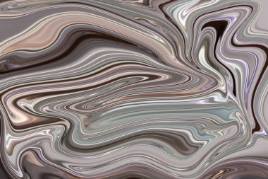 Açık gri renkli düz çizgilerle soyutlama, dalgalı resimlerle gümüş renk.