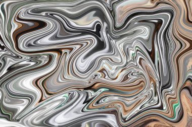 Açık gri renkli düz çizgilerle soyutlama, dalgalı resimlerle gümüş renk.