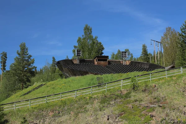 Öffentliches Odeon bei Doeda Fallet in Schweden — Stockfoto