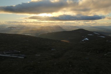İsveç dağ Ansaett görünümünden HDR