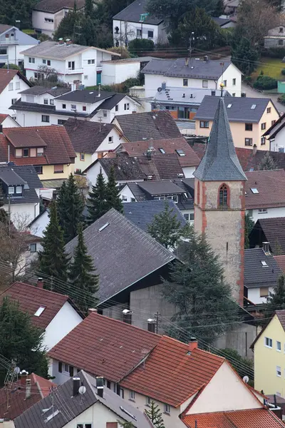 Ebersteinburg、バーデン = ヴュルテンベルク州、ドイツの聖アントニウス教会 — ストック写真