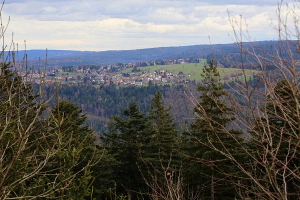 Outlook do miasta Rotensol, Black Forest, Baden-wurttemberg, Niemcy — Zdjęcie stockowe