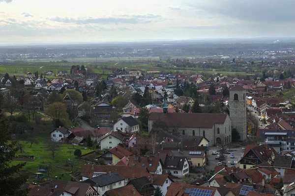 Kostel svatého Michaela v Neuweier, Bádensko-Württembersko, Německo — Stock fotografie