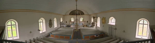 Panorama of church building in Laangaryd in Halland, Sweden — Stock Photo, Image