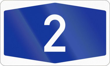 Alman Autobahn otoyol kalkan sayılı