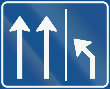 Hollandalı yasal yol işaret - açık Bitirim lane