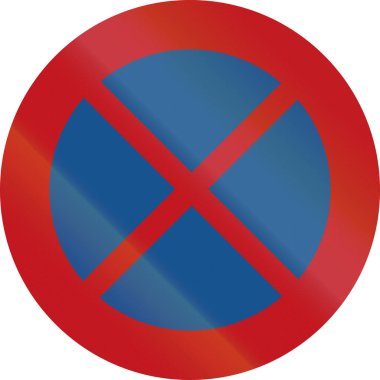 Bir Hollanda yasağı işaret - Hayır durdurma