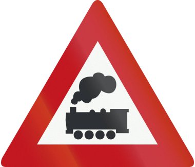Hollanda yol işaret J11 - hemzemin geçit bariyer ya da kapıları devam olmadan