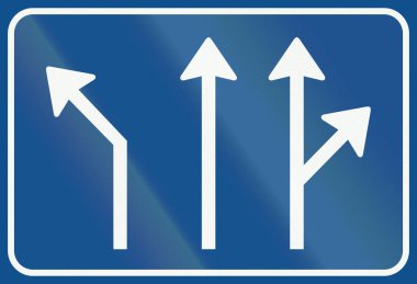 Hollanda yol işaret L4 - lane gir