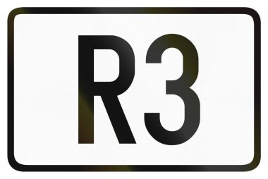 Belçika'da kullanılan numaralı halka otoyol kalkan