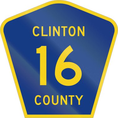 İlçe Road kalkan Amerika Birleşik Devletleri'nde kullanılan