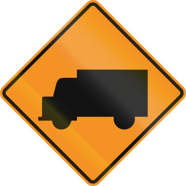 Amerika Birleşik Devletleri Mutcd yol işaret - kamyon