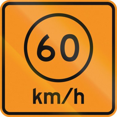 Geçici yol denetimi sürüm - hız sınırı