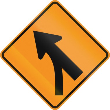 Amerika Birleşik Devletleri Mutcd yol işaret - kavşak ile birleştirme