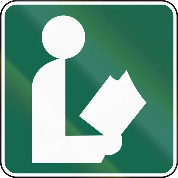 Amerika Birleşik Devletleri Mutcd yol işaret - Kütüphane — Stok fotoğraf