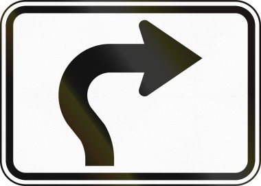 Amerika Birleşik Devletleri Mutcd Kılavuzu yol işaret - Lane yön