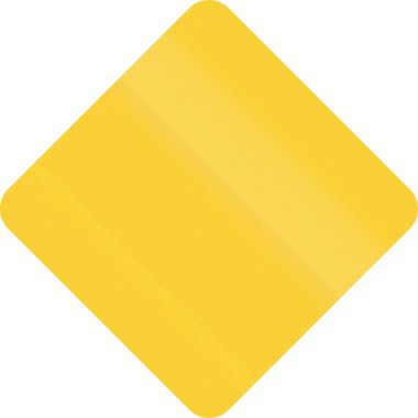 Amerika Birleşik Devletleri Mutcd elmas şekli şablon yol işareti