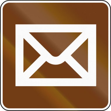 Amerika Birleşik Devletleri Mutcd Kılavuzu yol işaret - Post office