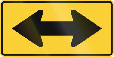 Amerika Birleşik Devletleri uyarı yol işareti