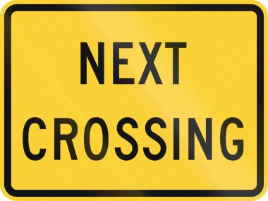 Amerika Birleşik Devletleri Mutcd yol işaret - sonraki geçiş