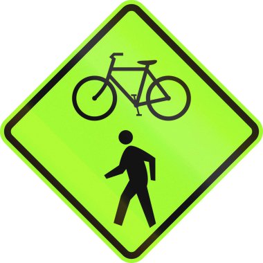 Amerika Birleşik Devletleri Mutcd yol işaret - döngüleri ve yayalar