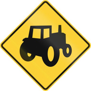 Amerika Birleşik Devletleri Mutcd yol işaret - traktör