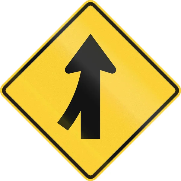 Stany Zjednoczone Mutcd znak drogowy - skrzyżowanie z korespondencji seryjnej — Zdjęcie stockowe