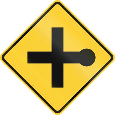 Yol işaret ABD'de San Diego - Cul-de-sac durumunu kullanılır.