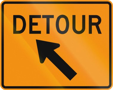 Yol işaret ABD'de Virginia devlet - servis yolu yön kullanılır.