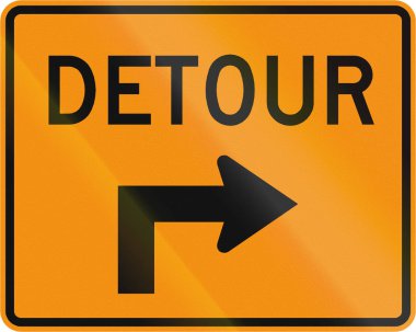 Yol işaret ABD'de Virginia devlet - servis yolu yön kullanılır.