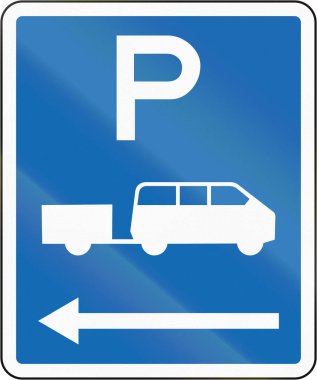 Yeni Zelanda yol işaret: Park bölgesi mekikler bu SIG sol hiçbir zaman sınırı ile için