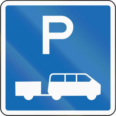 Yeni Zelanda yol işaret: Park bölgesi ile hiçbir zaman limi mekikleri için