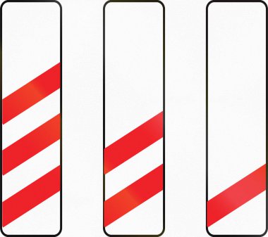 Kıbrıs - mesafeler marker hemzemin geçit için kullanılan yol işareti