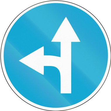 Estonca yol işareti