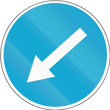 Estonca yol işareti