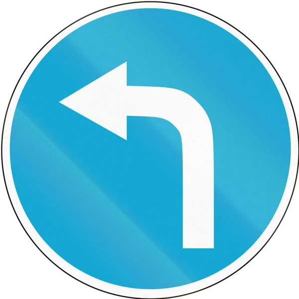 Road sign in Estonia — Stock Photo, Image