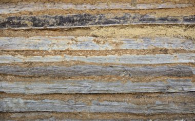 Duvar kil Hut bir doku olarak kullanılabilir