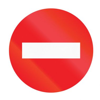 Girmeyin - yasal yol işaret Urugua içinde