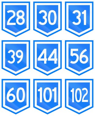 9 Uruguaylı numaralı otoyol kalkanlar topluluğu