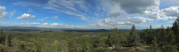 Вид з Gaellkleven в Даларна, Швеція — стокове фото