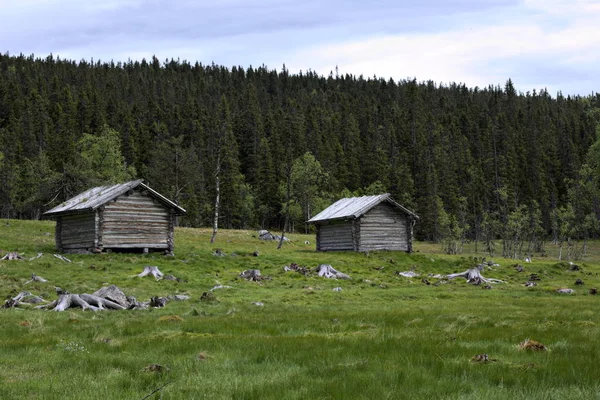 Doğa rezerv Tandovala Dalarna, İsveç'te tarihsel dağ evi