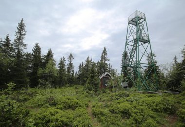 Vaermland İsveç'te Granberget üzerinde göz-out