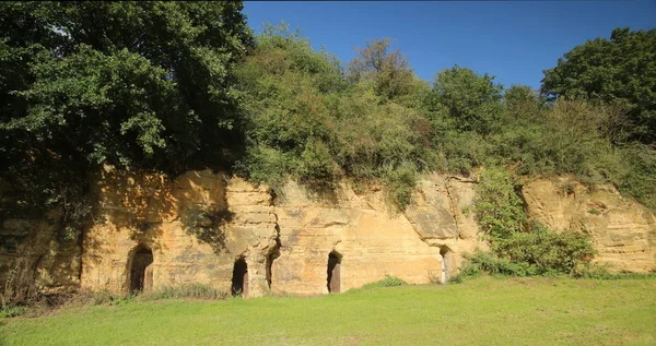 Doggers sten klippa nära Niederhofen, övre Pfalz, Tyskland — Stockfoto