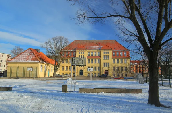 Karl-Krull-Schule (Karl Krull School) listed as monument in Greifswald, Germany