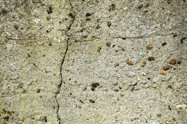 Macro van concrete textuur met een barst — Stockfoto