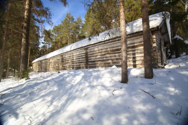 Longhouse Glommerstraesk İsveç'te yapılan hembygsgard (homestead)