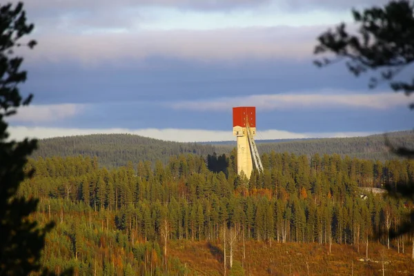 Körplats För Den Nedlagda Flygbanan Norsjo — Stockfoto