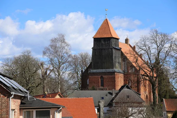 Chiesa Del Villaggio Reinberg Nel Nord Della Germania — Foto Stock