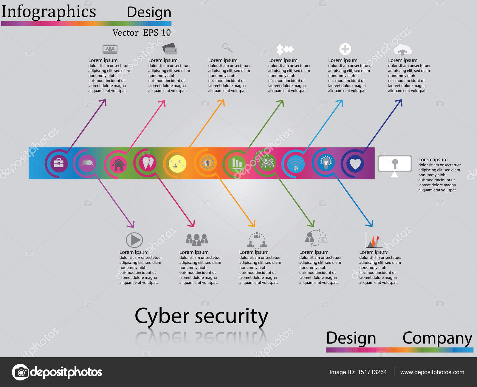 Modello Di Disegno Di Infographic Può Essere Utilizzato Per