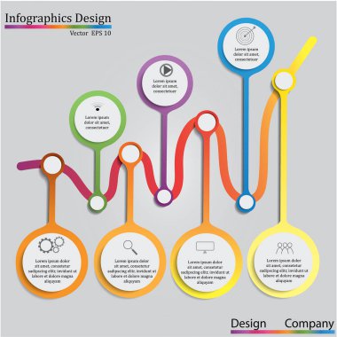 Infographic tasarım şablonu-ebilmek var olmak kullanılmış için iş akışı düzen, dia